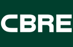 the logo of cbre company